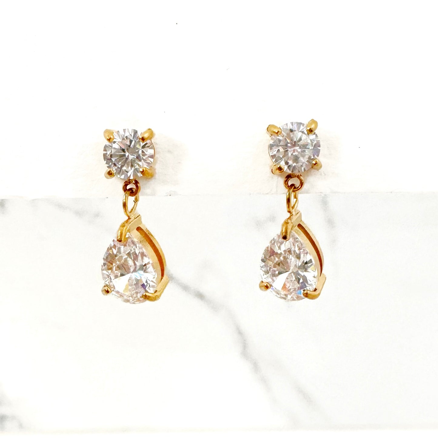 Aretes Cristalina Corto