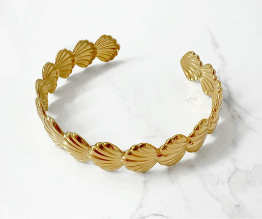 Brazalete Conchas Seguidas