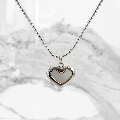 Collar Corazón Nácar