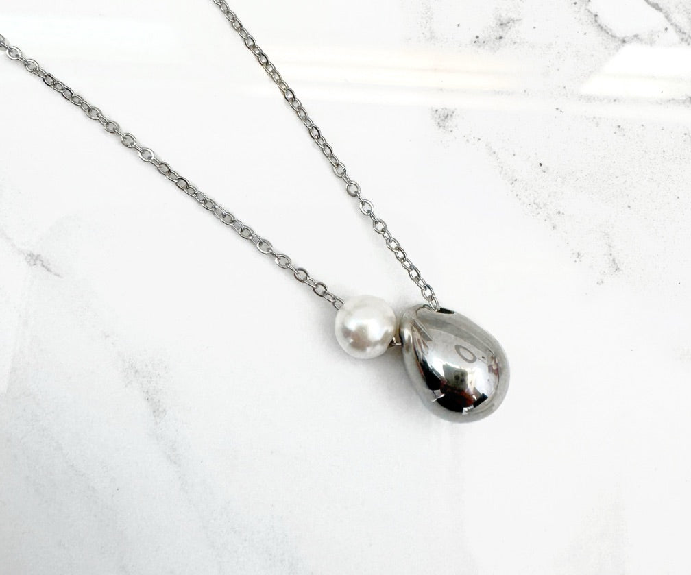 Collar Perla y Gota