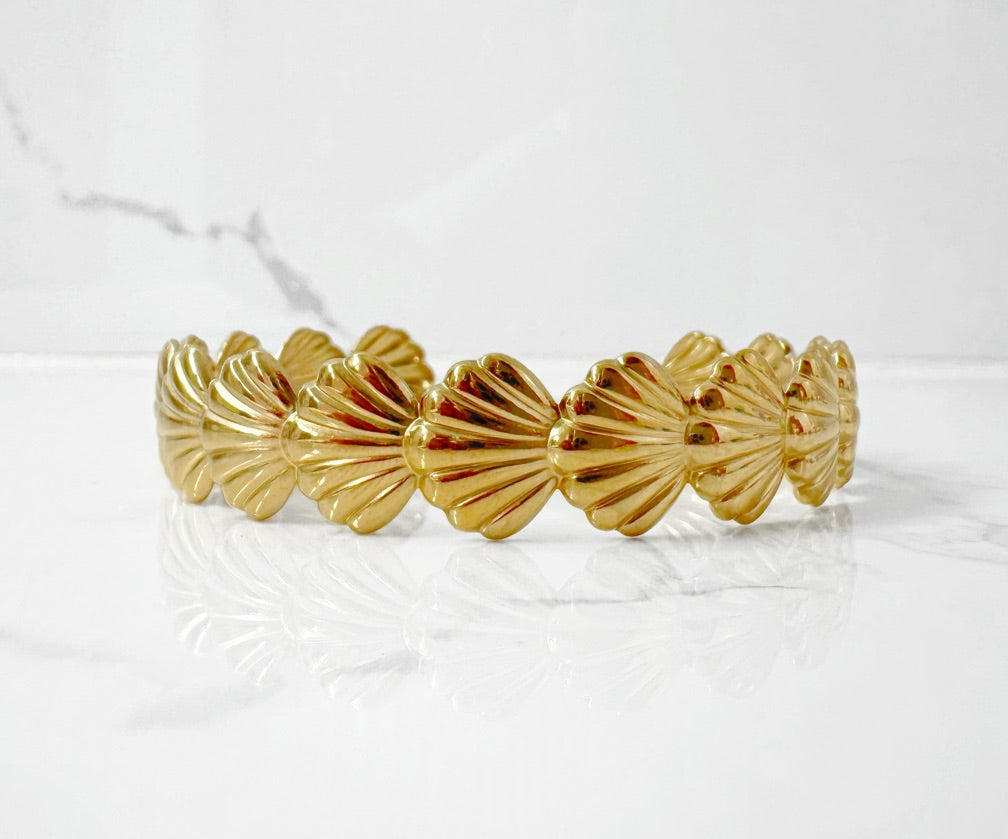Brazalete Conchas Seguidas