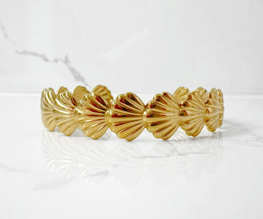 Brazalete Conchas Seguidas