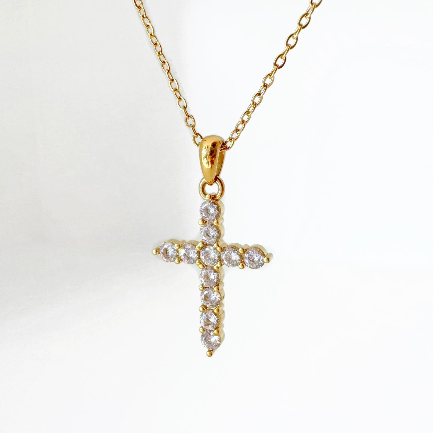 Collar Cruz Zirconias