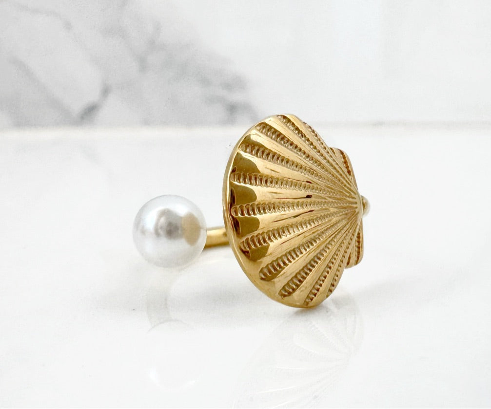 Anillo Concha y Perla