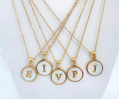 Collar Inicial Madre Perla