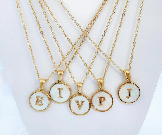 Collar Inicial Madre Perla