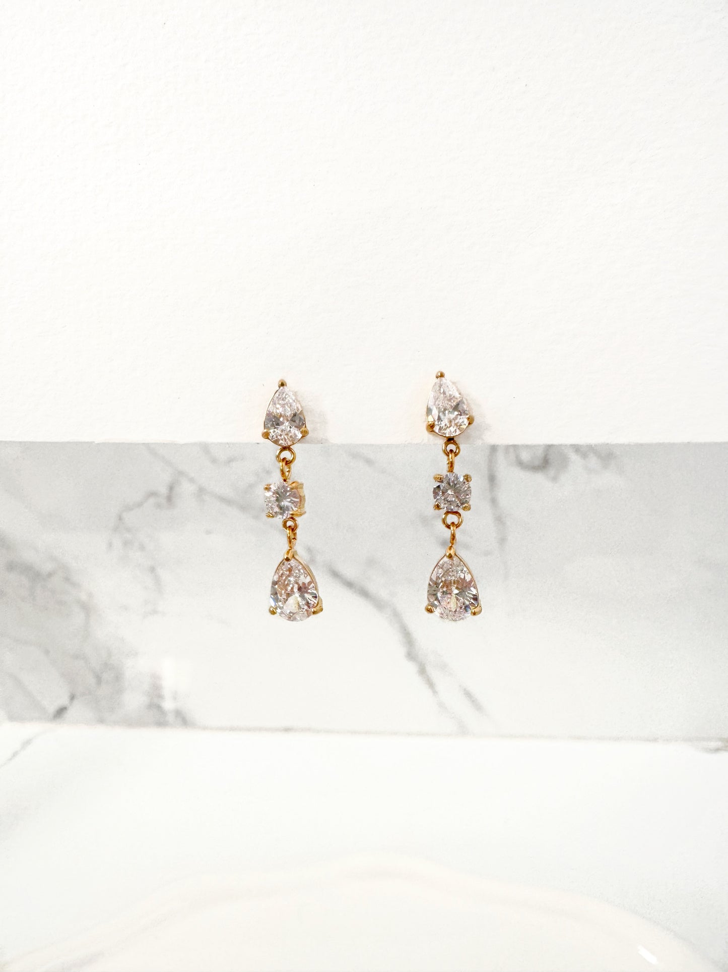 Aretes Cristalina Largos