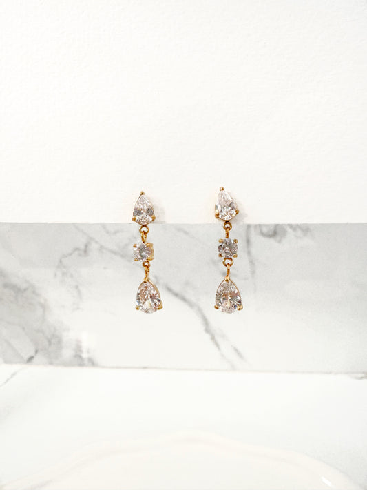 Aretes Cristalina Largos