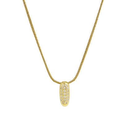 Collar Inicial Mini Zirconia